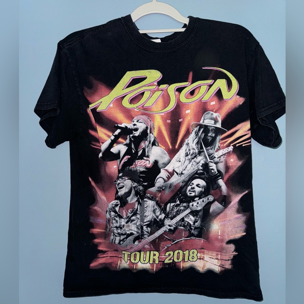 2018 Poison Band tour Teeshirt